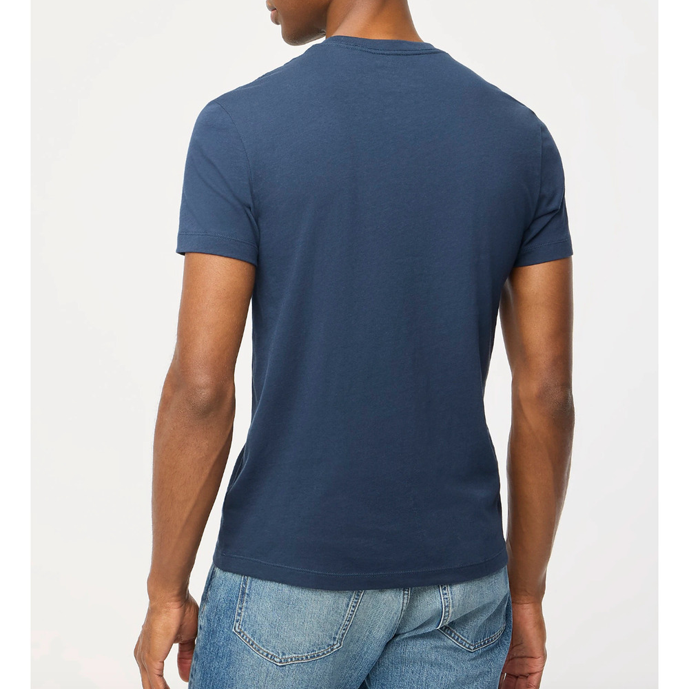 J.Crew Cotton Washed Jersey Pocket Tee Crewneck Vintage Navy Mens Large NWT - Picture 2 of 11